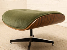 Load image into Gallery viewer, Iconic Olive Green Velvet Lounge Chair &amp; Ottoman

