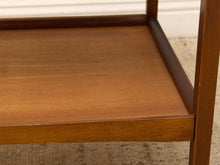 Load image into Gallery viewer, Vintage Mid-Century Modern Two-Tier Wood Bar Cart
