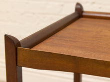 Load image into Gallery viewer, Vintage Mid-Century Modern Two-Tier Wood Bar Cart
