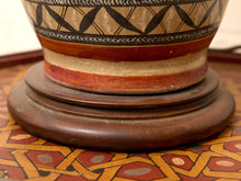 Load image into Gallery viewer, Vintage Hand-Painted Mexican Talavera Style Ceramic Table Lamp
