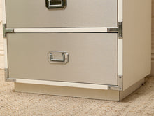 Load image into Gallery viewer, Mod Space Age Six-Drawer Metal Highboy Dresser
