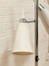 Load image into Gallery viewer, Vintage Mid-Century Three-Light Floor Lamp with Adjustable Cone Shades
