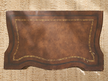Load image into Gallery viewer, Vintage Spanish Revival Sewing Side Table with Barley Twist Legs
