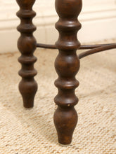 Load image into Gallery viewer, Vintage Spanish Revival Sewing Side Table with Barley Twist Legs
