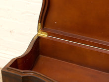 Load image into Gallery viewer, Vintage Spanish Revival Sewing Side Table with Barley Twist Legs
