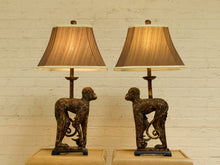 Load image into Gallery viewer, Pair of Vintage Hollywood Regency Monkey Table Lamps
