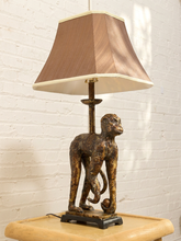 Load image into Gallery viewer, Pair of Vintage Hollywood Regency Monkey Table Lamps
