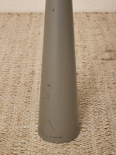 Load image into Gallery viewer, Hourglass Sculptural Floor Candle Holder in Taupe Gray
