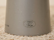 Load image into Gallery viewer, Hourglass Sculptural Floor Candle Holder in Taupe Gray
