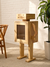 Load image into Gallery viewer, Sculptural Robot Cabinet with Smoked Glass Door
