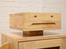 Load image into Gallery viewer, Sculptural Robot Cabinet with Smoked Glass Door
