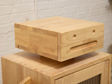 Load image into Gallery viewer, Sculptural Robot Cabinet with Smoked Glass Door
