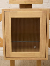 Load image into Gallery viewer, Sculptural Robot Cabinet with Smoked Glass Door
