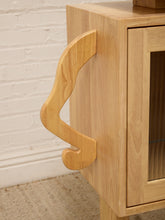 Load image into Gallery viewer, Sculptural Robot Cabinet with Smoked Glass Door
