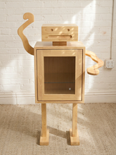 Load image into Gallery viewer, Sculptural Robot Cabinet with Smoked Glass Door
