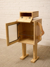 Load image into Gallery viewer, Sculptural Robot Cabinet with Smoked Glass Door
