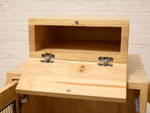 Load image into Gallery viewer, Sculptural Robot Cabinet with Smoked Glass Door
