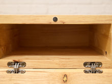 Load image into Gallery viewer, Sculptural Robot Cabinet with Smoked Glass Door

