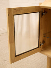 Load image into Gallery viewer, Sculptural Robot Cabinet with Smoked Glass Door
