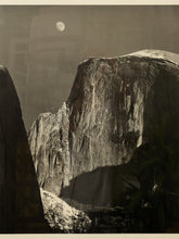 Load image into Gallery viewer, Ansel Adams Half Dome and Moon Framed Photography Poster
