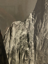 Load image into Gallery viewer, Ansel Adams Half Dome and Moon Framed Photography Poster
