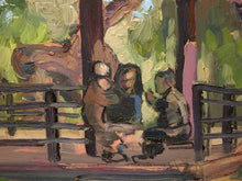 Load image into Gallery viewer, Aaron Donovan Original Expressionist Japanese Garden Painting
