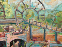 Load image into Gallery viewer, Aaron Donovan Original Expressionist Architectural Garden Painting
