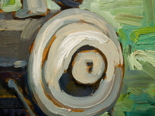 Load image into Gallery viewer, Aaron Donovan Original Expressionist Vintage Train Painting
