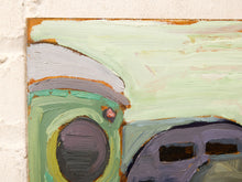 Load image into Gallery viewer, Aaron Donovan Original Expressionist Vintage Train Painting
