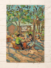 Load image into Gallery viewer, Aaron Donovan Original Expressionist Garden Gathering Painting

