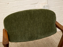 Load image into Gallery viewer, T-Rex Dining Chair in Olive Upholstery
