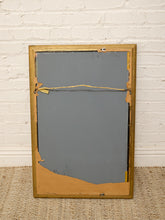 Load image into Gallery viewer, Large Vintage Gold Giltwood Rectangular Wall Mirror
