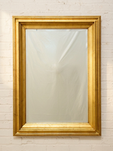 Load image into Gallery viewer, Large Vintage Wood Framed Rectangular Wall Mirror
