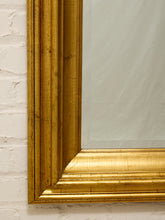 Load image into Gallery viewer, Large Vintage Wood Framed Rectangular Wall Mirror
