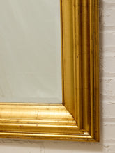 Load image into Gallery viewer, Large Vintage Wood Framed Rectangular Wall Mirror
