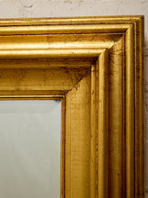 Load image into Gallery viewer, Large Vintage Wood Framed Rectangular Wall Mirror
