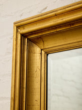 Load image into Gallery viewer, Large Vintage Wood Framed Rectangular Wall Mirror
