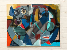 Load image into Gallery viewer, Original Contemporary Abstract Figurative Painting on Canvas
