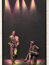 Load image into Gallery viewer, Vintage B.T.G. Hand Arts Fluorescent 3D Figurative Wall Picture
