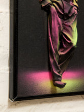 Load image into Gallery viewer, Vintage B.T.G. Hand Arts Fluorescent 3D Figurative Wall Picture

