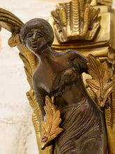 Load image into Gallery viewer, Pair Vintage Louis XVI Style Figural Three-Light Wall Sconces

