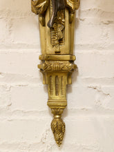 Load image into Gallery viewer, Pair Vintage Louis XVI Style Figural Three-Light Wall Sconces
