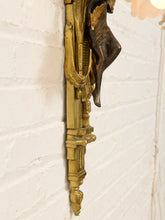 Load image into Gallery viewer, Pair Vintage Louis XVI Style Figural Three-Light Wall Sconces
