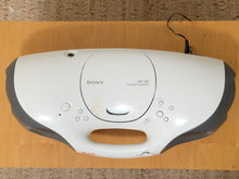 Load image into Gallery viewer, Vintage Sony Space Age Portable CD Boombox
