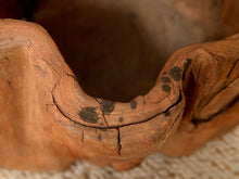 Load image into Gallery viewer, Vintage Rustic Hand-Carved Log Wood Bucket with Handle
