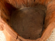 Load image into Gallery viewer, Vintage Rustic Hand-Carved Log Wood Bucket with Handle
