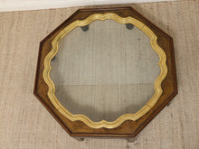 Load image into Gallery viewer, Vintage Chinoiserie Octagonal Glass Top Coffee Table
