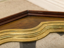 Load image into Gallery viewer, Vintage Chinoiserie Octagonal Glass Top Coffee Table
