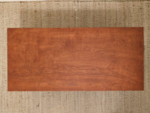 Load image into Gallery viewer, Vintage Modernist Wood and Metal Coffee Table
