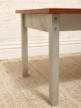 Load image into Gallery viewer, Vintage Modernist Wood and Metal Coffee Table
